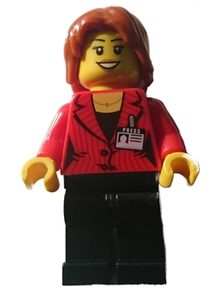 Press Woman / Reporter - Black Legs (60051)
