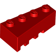 Wedge 4 x 2 Right - Red