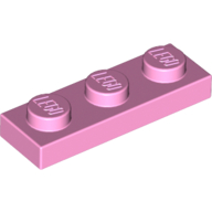 Plate 1 x 3 - Bright Pink