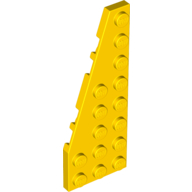Wedge, Plate 8 x 3 Left - Yellow