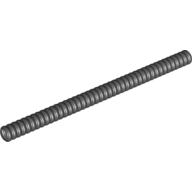 Hose, Ribbed 7mm D. 14L (11cm) - Black