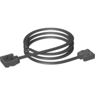 Electric, Power Functions Extension Wire with one Light Bluish Gray End (length 50cm) - Dark Bluish Gray