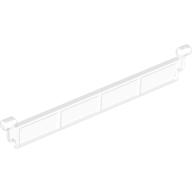 Garage Roller Door Section without Handle - Trans-Clear