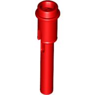 Technic, Pin 1/2 with 2L Bar Extension (Flick Missile) - Red