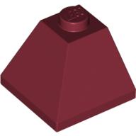 Slope 45 2 x 2 Double Convex - Dark Red