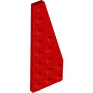 Wedge, Plate 8 x 3 Right - Red