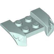 Vehicle, Mudguard 2 x 4 with Headlights Overhang - Light Aqua