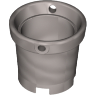 Belville Bucket without Handle - Pearl Light Gray