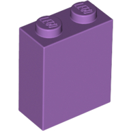 Brick 1 x 2 x 2 with Inside Stud Holder - Medium Lavender