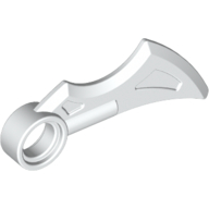 Wing 1 x 4 with Pin Hole - White