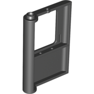Door 1 x 4 x 5 Train Right - Black