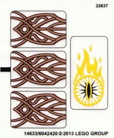 Sticker for Set 79006 - (14633/6042420) - n/a